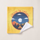 Closer to nature bad handdoek (Wasdoekje)