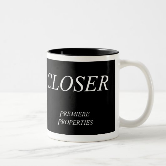 CloserMug Tweekleurige Koffiemok (Rechts)