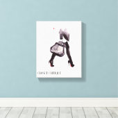 CLOSET CRITIQUE CANVAS WRAP AFDRUK (Insitu (Houten vloer))