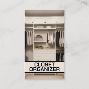 Closet Organizer Professional Visitekaartje
