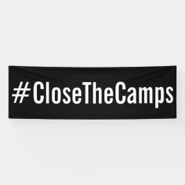 #CloseTheCamps's bold politiek protest Spandoek