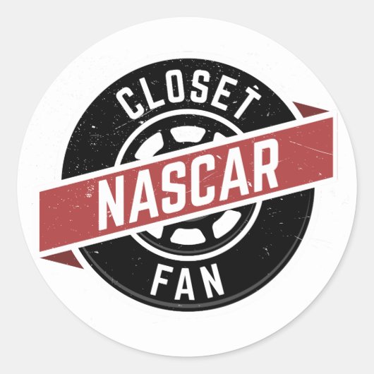 ClosetNASCARFan Sticker (Voorkant)