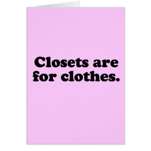 CLOSETS IS VOOR KLEDING T-SHIRT