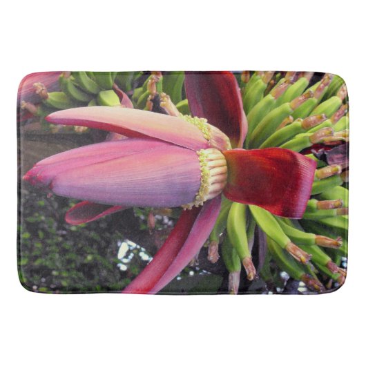 Closeup Banana Flower Badmat (Voorkant)