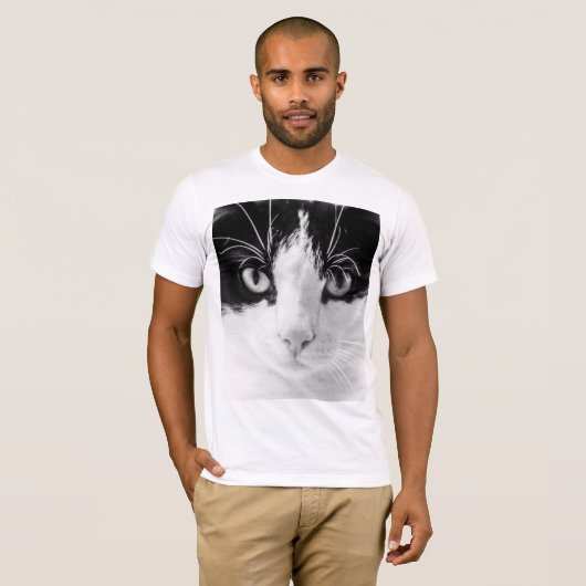 CLOSEUP CAT FACE T-shirts (Voorkant volledig)