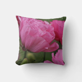 Closeup Deep Peony Pink Ranunculus Kussen