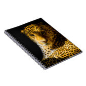 CLOSEUP FOTO VAN LEOPARD NOTITIEBOEK (Rechterzijde)