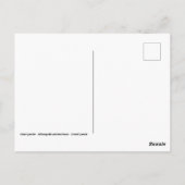 Closeup gigantische panda uit profiel briefkaart (Achterkant)