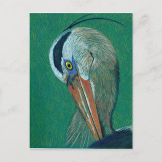 Closeup Heron Briefkaart