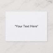 Closeup of Blue Water Drop Visitekaartje (Achterkant)