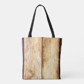 Closeup of old wood texture backgroundabstract, ho tote bag (Achterkant)