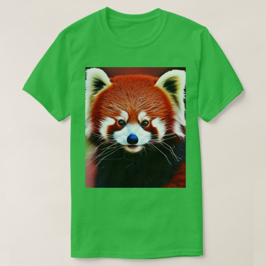 Closeup of Red Panda Red Pandas T-shirt (Design voorkant)