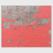 Closeup old and peeling painted wood board backgro cadeaupapier (Vlak)