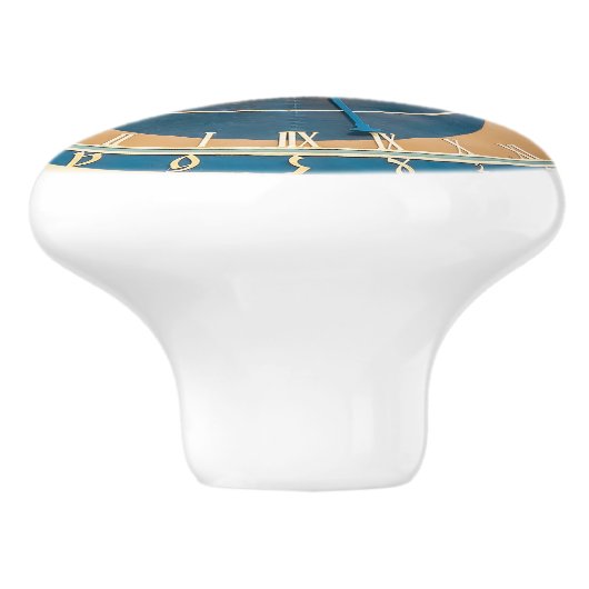 Closeup on Prague Astronomical Clock, Czech R. Keramische Knop (Zijkant)