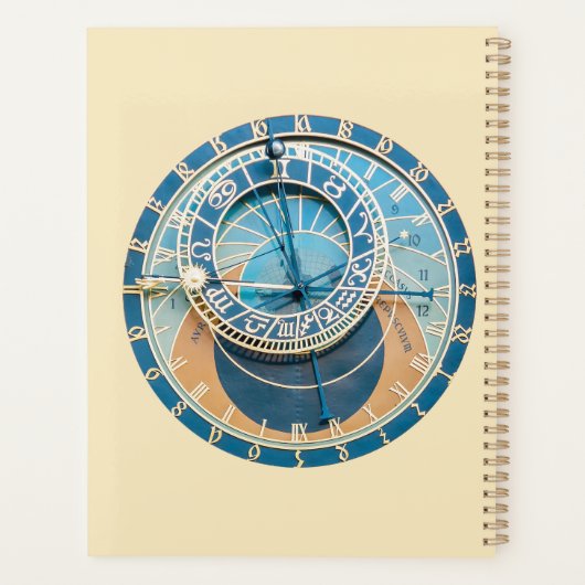 Closeup on Prague Astronomical Clock, Czech R. Planner (Achterkant)