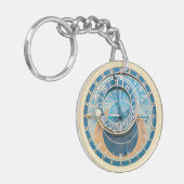 Closeup on Prague Astronomical Clock, Czech R. Sleutelhanger (Voorkant Links)