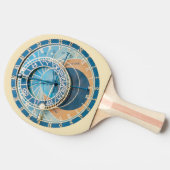 Closeup on Prague Astronomical Clock, Czech R. Tafeltennisbatje (Zijkant)