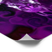 Closeup Paars Poster (Hoek)