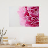 Closeup peony poster (Keuken)