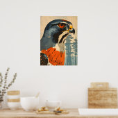 Closeup Portret van een Cooper's Hawk Poster (Keuken)