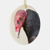 Closeup turkey vulture keramisch ornament (Rechts)
