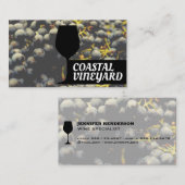 Closeup Wine Grapes | Glaspictogram Visitekaartje (Voorkant / Achterkant)