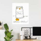 Clostridium botulinum print (Thuiskantoor)