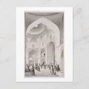 Cloth Market, in Isfahan, uit 'Voyage Pittoresque' Briefkaart