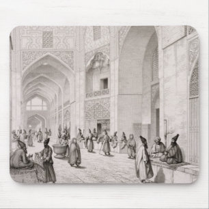 Cloth Market, in Isfahan, uit 'Voyage Pittoresque' Muismat