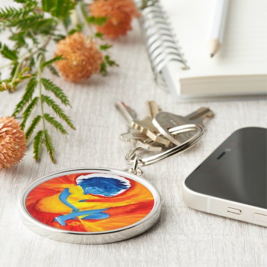 Cloth of Fire Sleutelhanger (Zijkant)