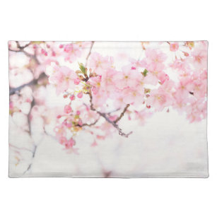 CLOTH PLACEMAT: CHERRY BLOSSOM BRANCH PLACEMAT