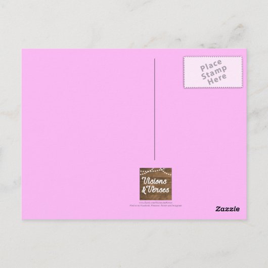 Clothe Yzelf in Love Inspirerend Briefkaart (Achterkant)