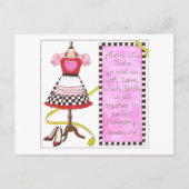 Clothe Yzelf in Love Inspirerend Briefkaart (Voorkant)