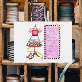 Clothe Yzelf in Love Inspirerend Briefkaart