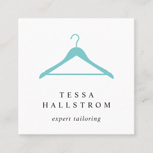 Clothes Hanger | Aanpassingen zeemacht Vierkante Visitekaartje (Voorkant)