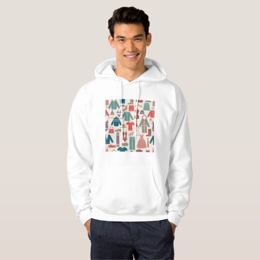 Clothes Icons Hoodie (Voorkant volledig)