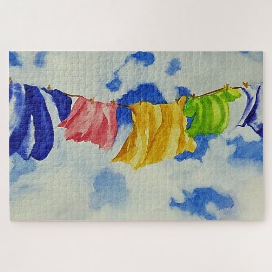 Clothesline Art Legpuzzel (Horizontaal)