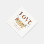 Clothesline Baby shower Papieren servetten (Hoek)