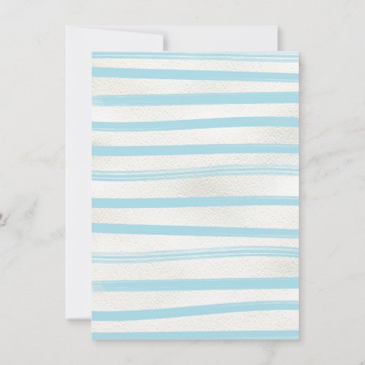 Clothesline Girl Pool Party Verjaardag Kaart (Achterkant)