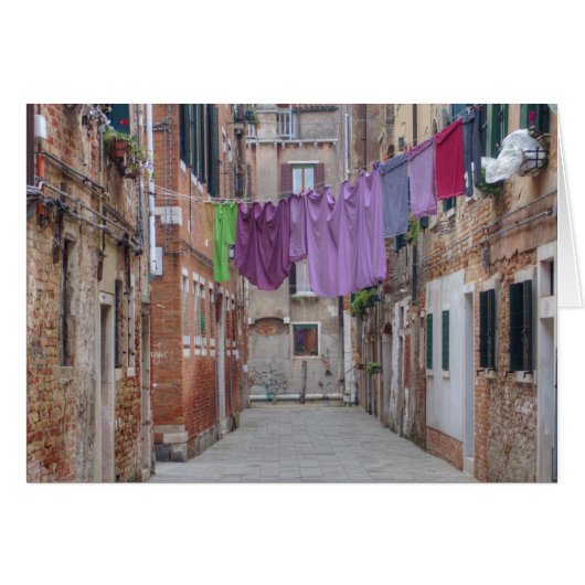Clothesline in Venetië , Italië (Voorkant Horizontaal)