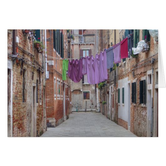 Clothesline in Venetië , Italië (Voorkant Horizontaal)