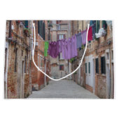 Clothesline in Venetië , Italië Groot Cadeauzakje (Voorkant)