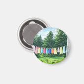 Clothesline Magnet | Nostalgic Laundry Line (Voorkant / Achterkant)