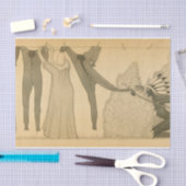 Clothesline, Savage Iowa, 1923 by Grant Wood Tissuepapier (Craft)