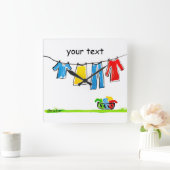 clothesline vierkante klok (Huis)