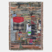 Clotheslines, Venetië, Italië Deken (Voorkant Verticaal)