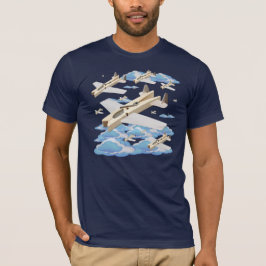 Clothespin Airplanes T-shirt