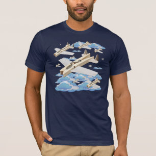 Clothespin Airplanes T-shirt