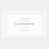 Clothespin Label Sticker (Voorkant)