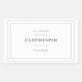 Clothespin Label Sticker